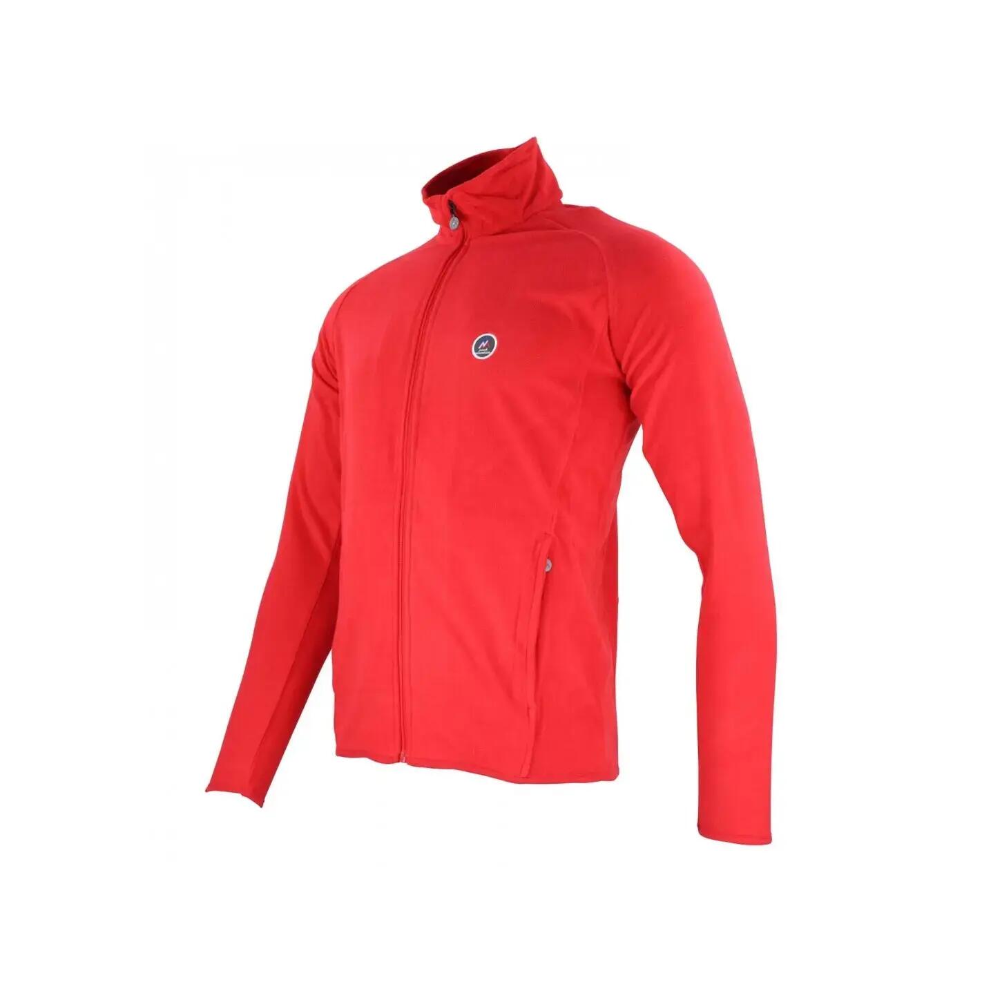 fleece met 1/2 rits en capuchon Peak Mountain 3/3