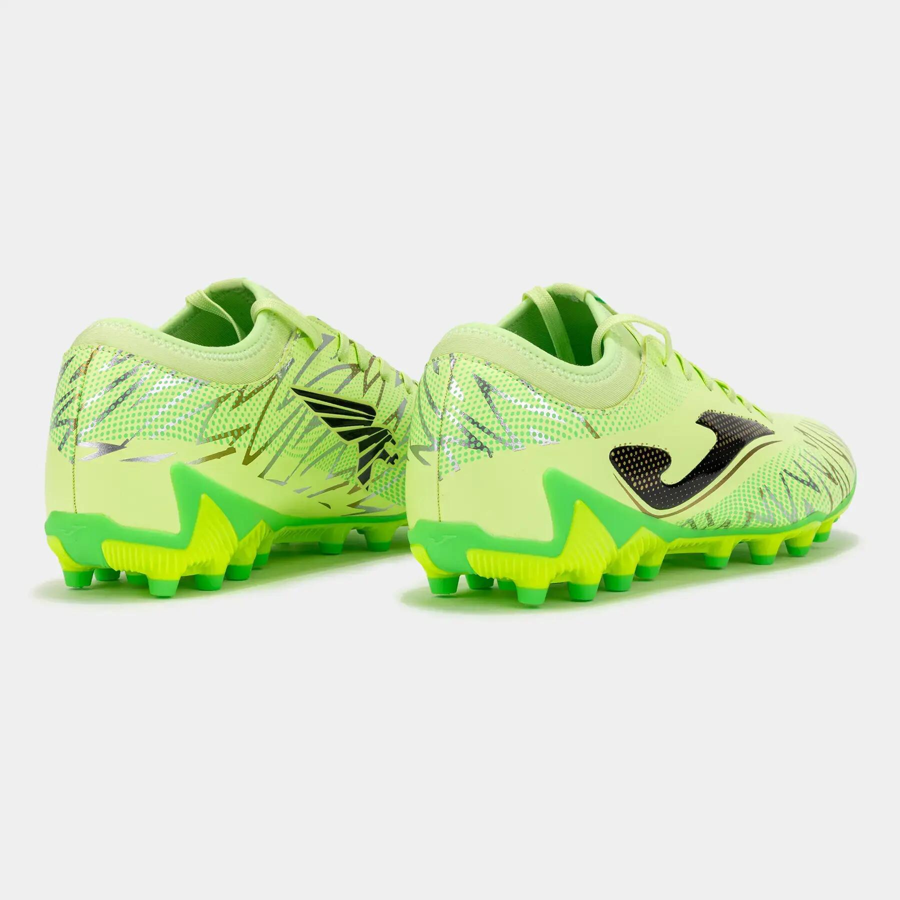 Chaussures Football Football Adulte Joma Striker 26 AG Vert Fluo 3/5