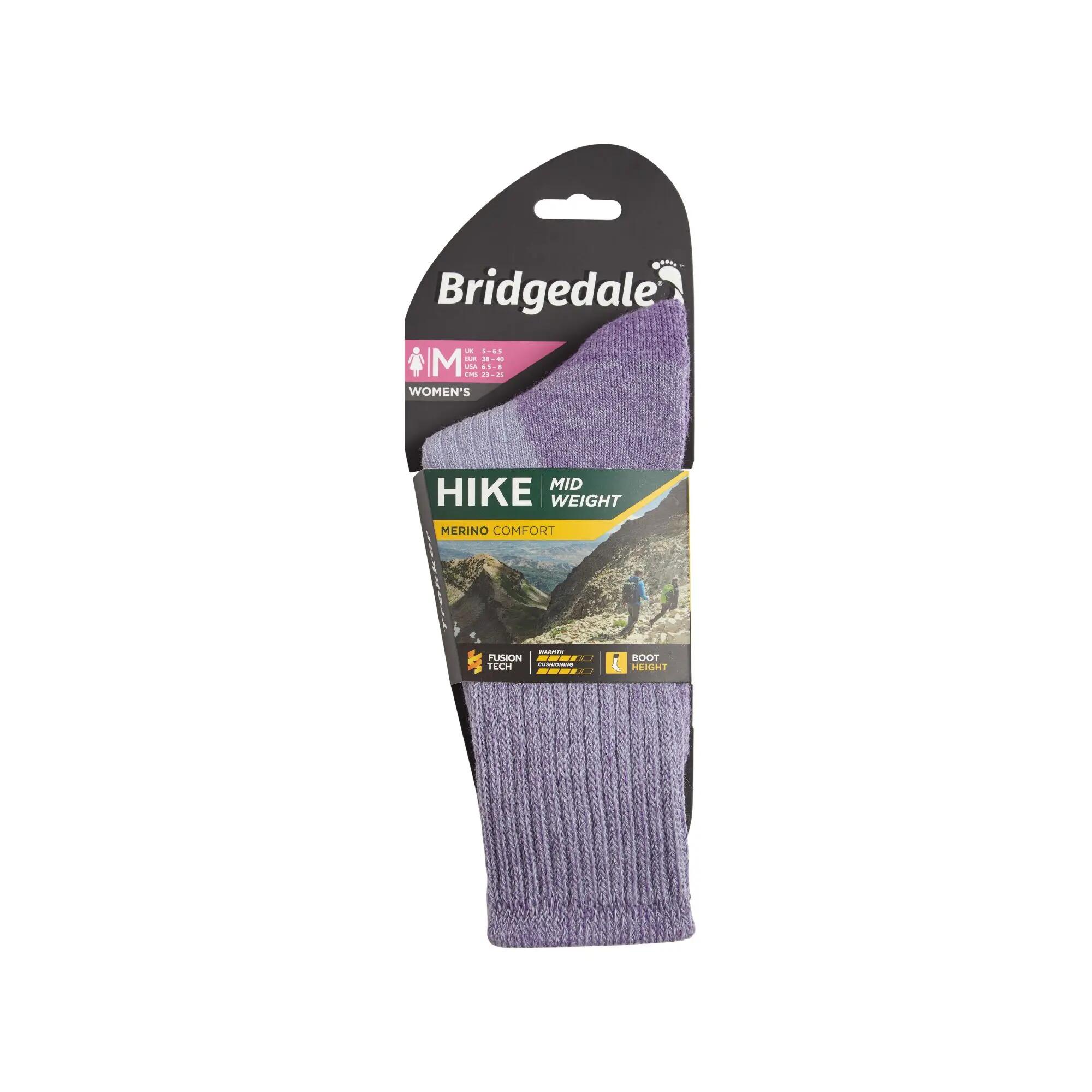 Bridgedale Women's Hike Midweight Merino Comfort Socks -  4