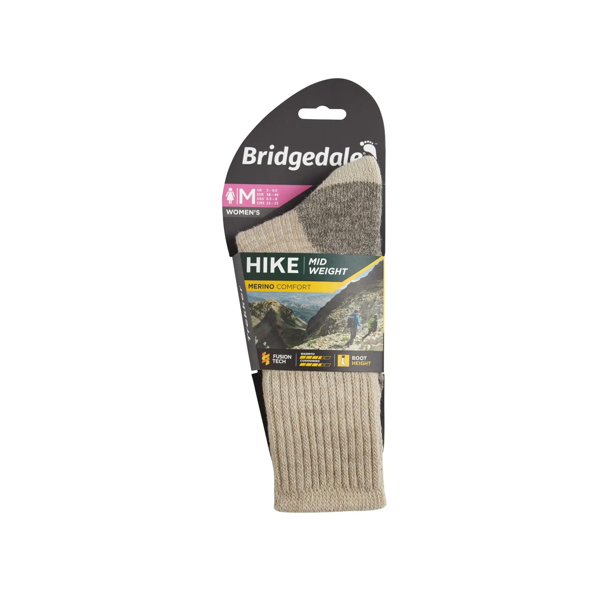 Bridgedale Women's Hike Midweight Merino Comfort Socks -  4