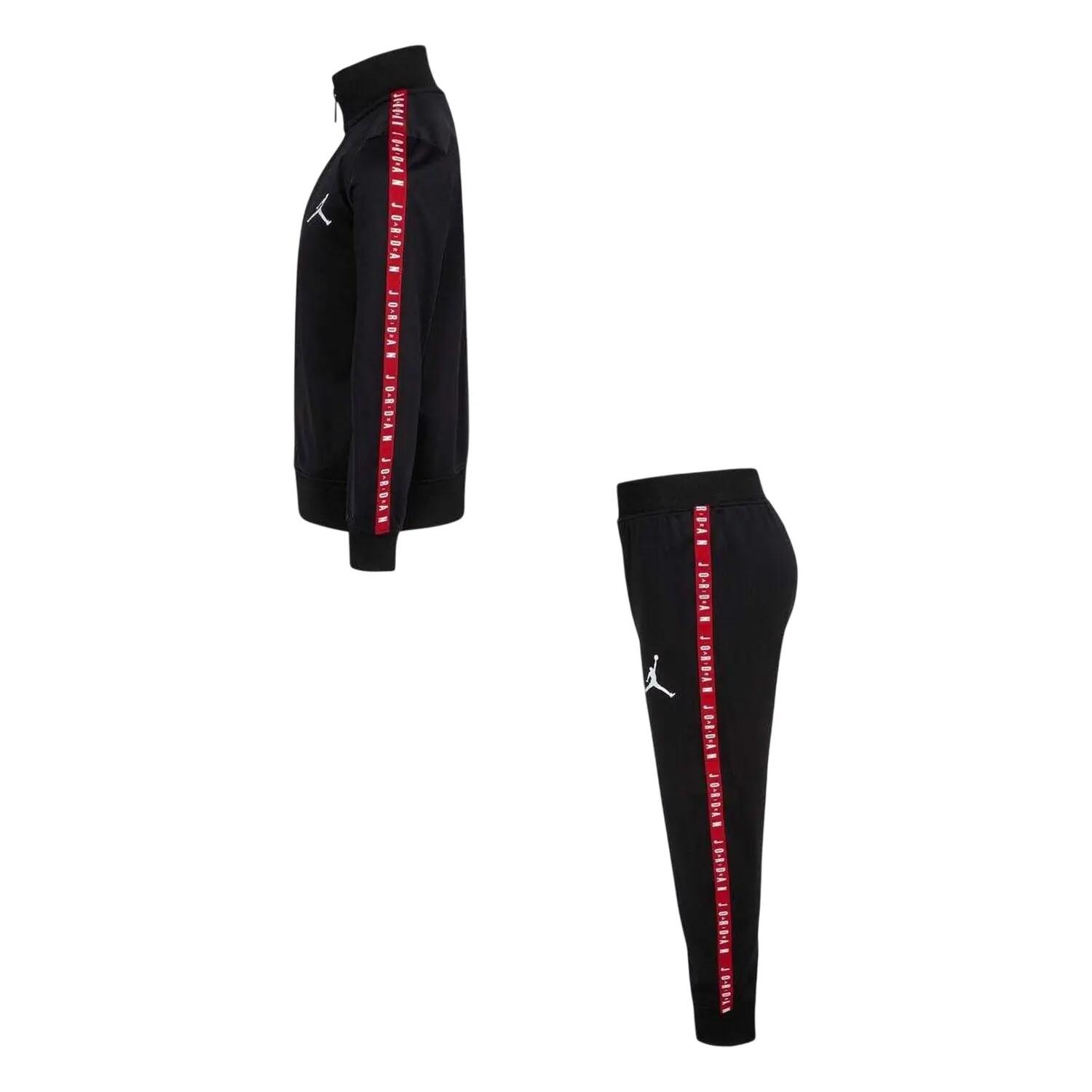 Set de Chándales Diseño Logotipo para Niños/Niñas Negro, Rojo 2/5