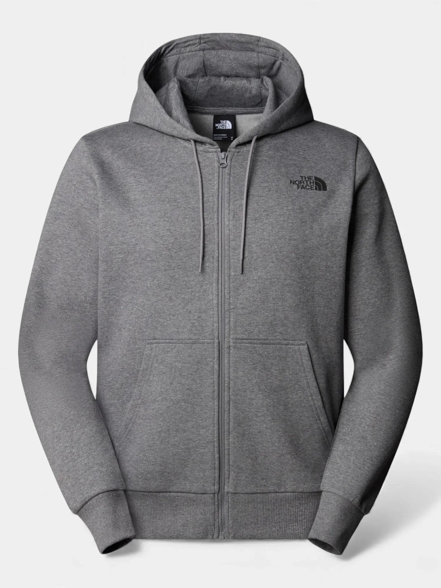 Sweat À Capuche Motif/style Dôme Homme (Gris) 5/7