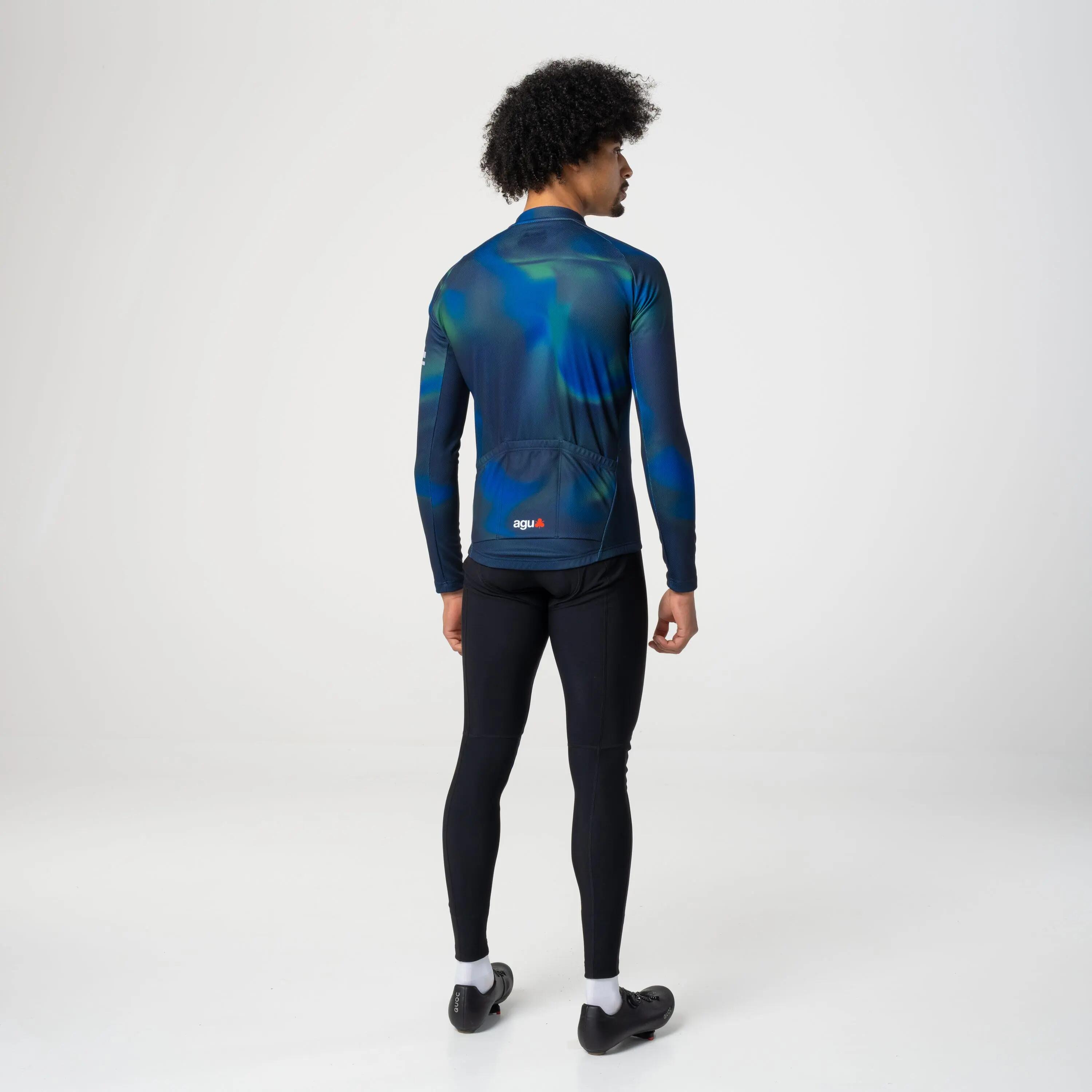 Maglia uomo ciclismo gravel termica a maniche lunghe essential 3/7