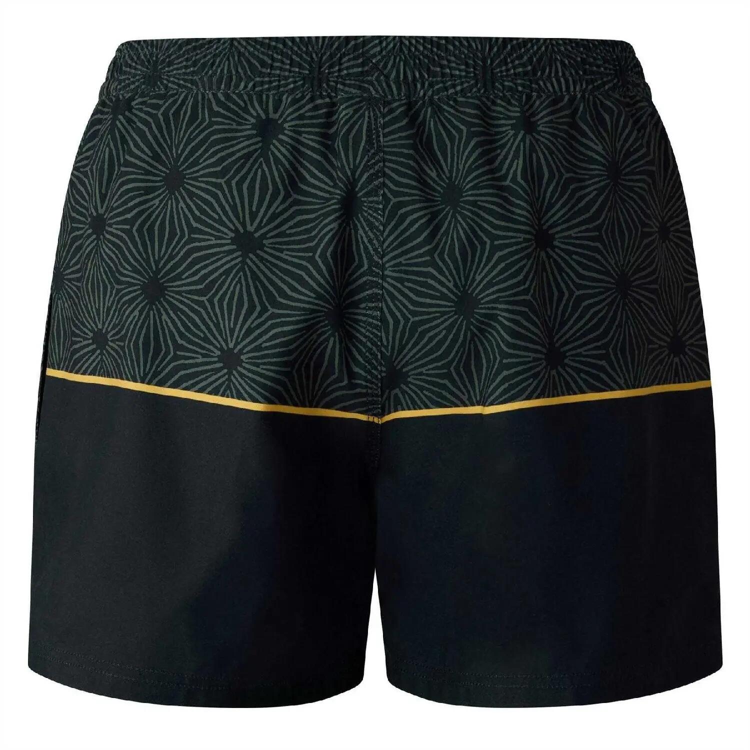 Badeshorts für Herren Schwarz 3/4