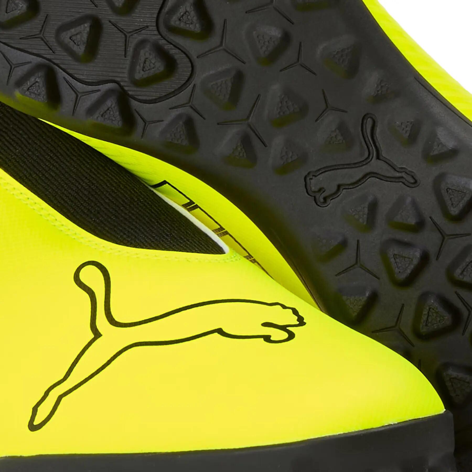 Chaussures Pour Astro Turf FINESSE Enfant (Jaune / Noir) 4/4
