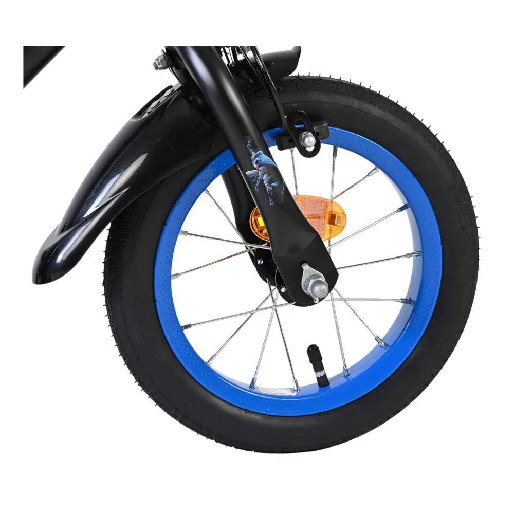 Bicicletta per bambini Batman 12 pollici, per ragazzo, nera 8/9