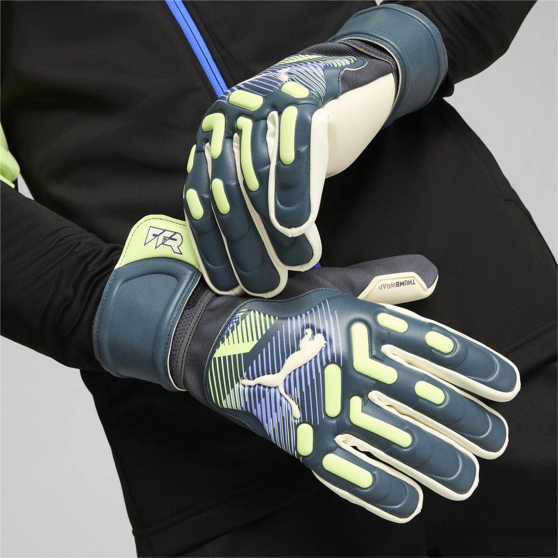 Guanti Da Portiere Adulto Unisex Puma Future Grigio Verde 6/7