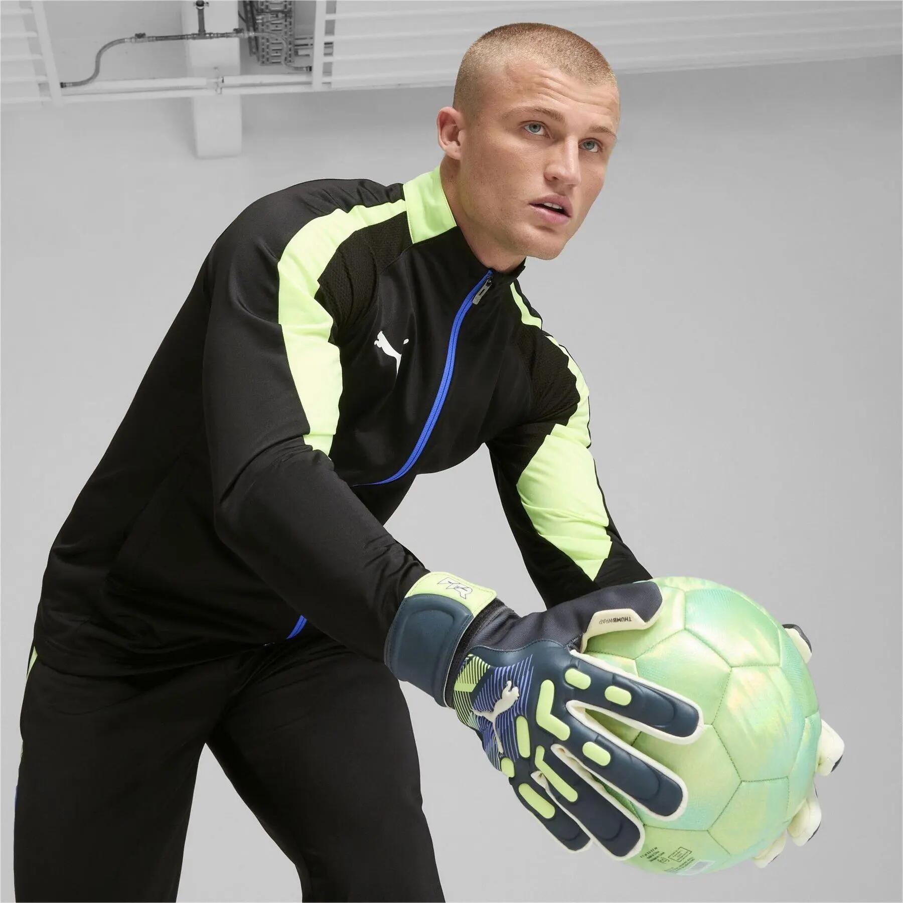 Guanti Da Portiere Adulto Unisex Puma Future Grigio Verde 4/7