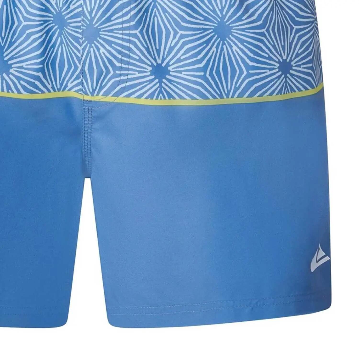 Badeshorts für Herren Blau 3/4