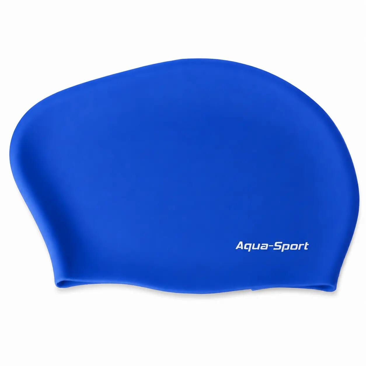 Czepek pływacki silikonowy na basen unisex Aqua-Sport Long Hair 7/8
