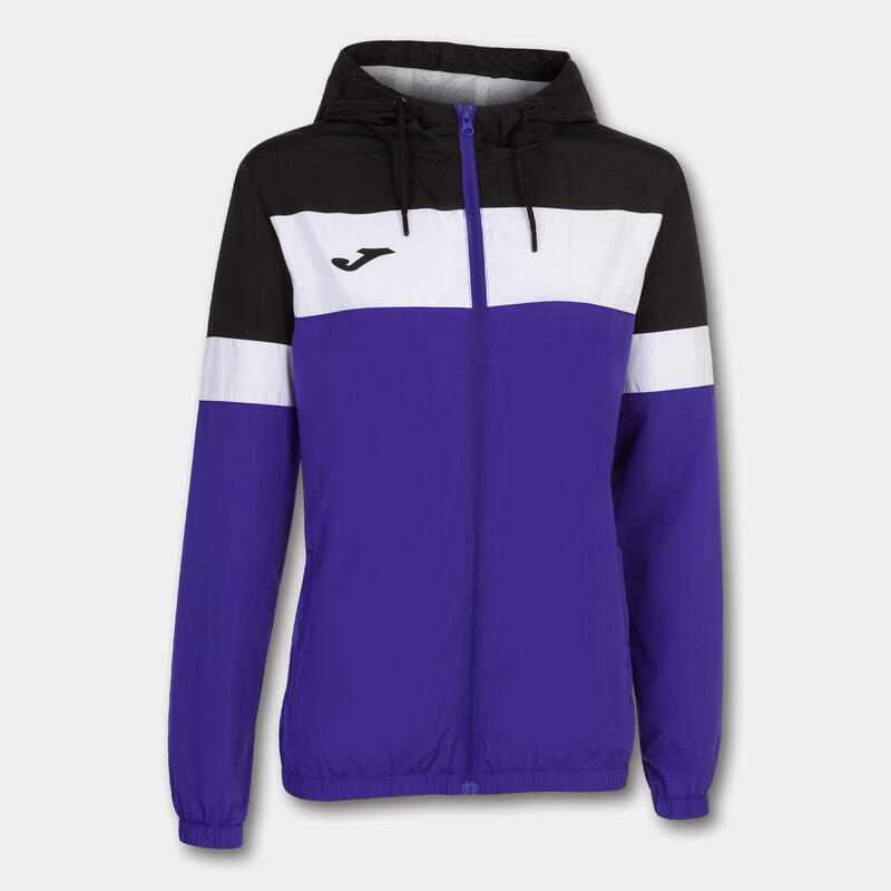 Chubasquero Fútbol Mujer Joma Crew IV Morado