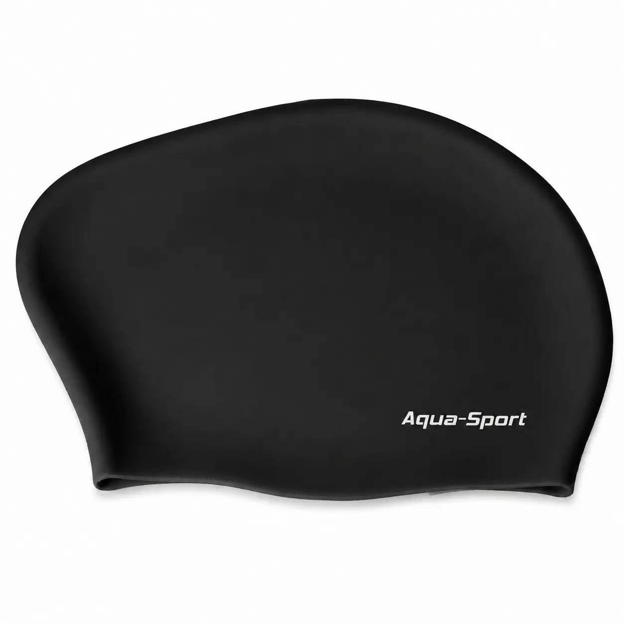 Czepek pływacki silikonowy na basen unisex Aqua-Sport Long Hair 6/8