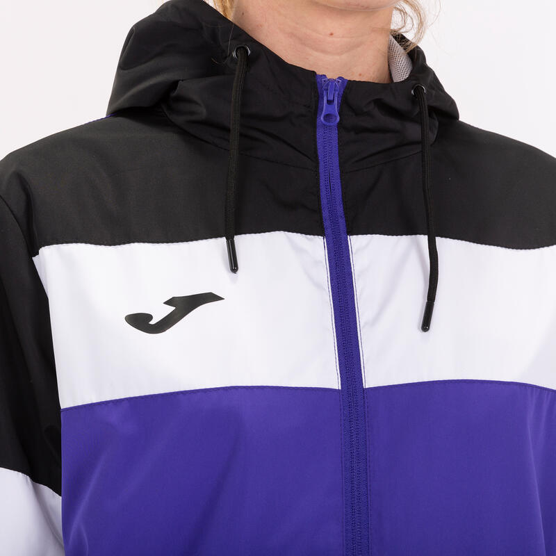 Chubasquero Fútbol Niños Joma Crew IV Morado