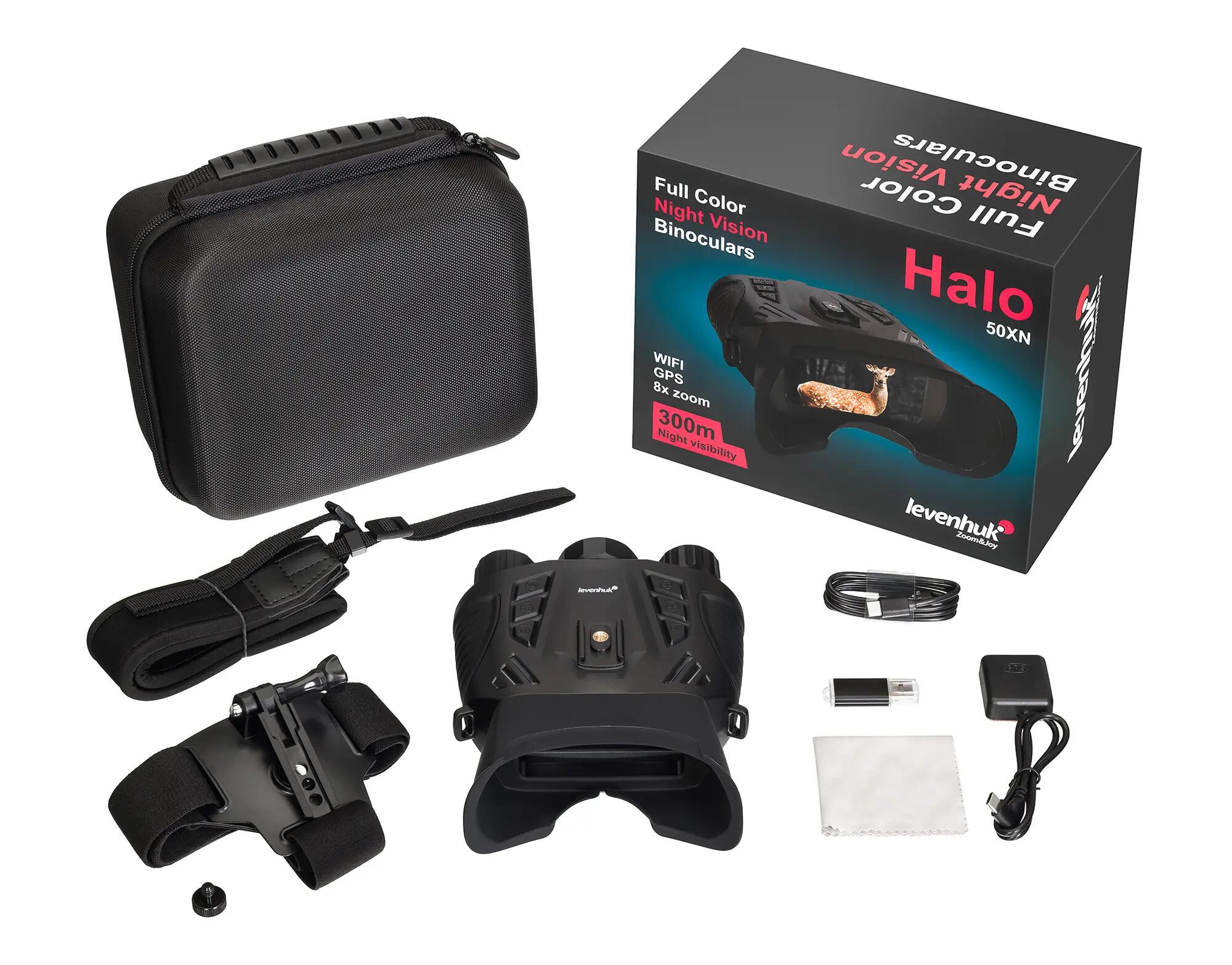 Binocolo digitale per visione notturna Levenhuk Halo 50XN GPS 2/13