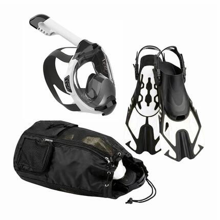 Agama TRAVEL Schnorchelset mit Rucksack und Maske S/M