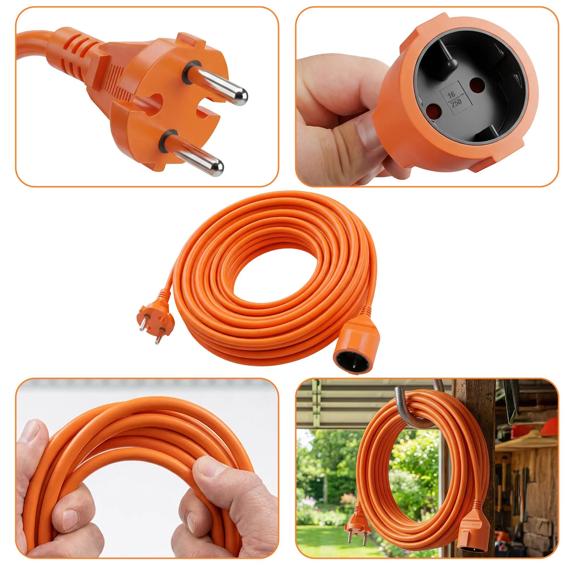 Extensão elétrica de uma tomada Vayox VA0437 2x1,5mm² IP20 3/15
