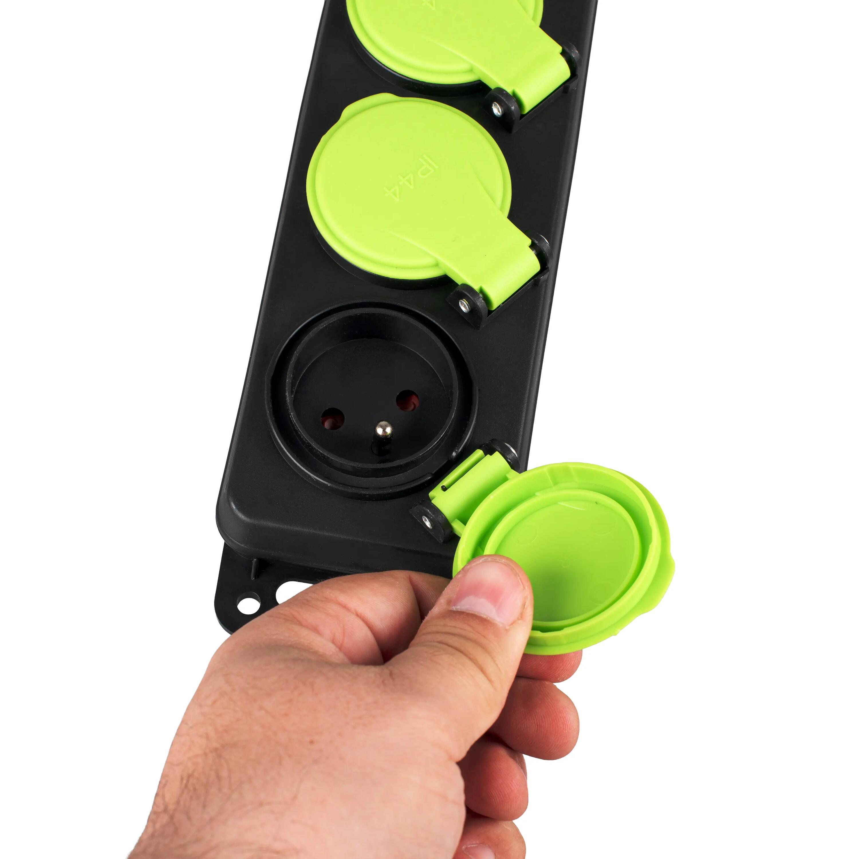 Extensão elétrica para camping Vayox VA0376 3x1,5mm² 3 tomadas IP44 5/15