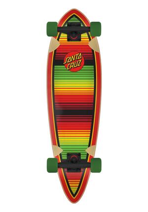 Serape Dot Pintail 33 Longboard Multicolore