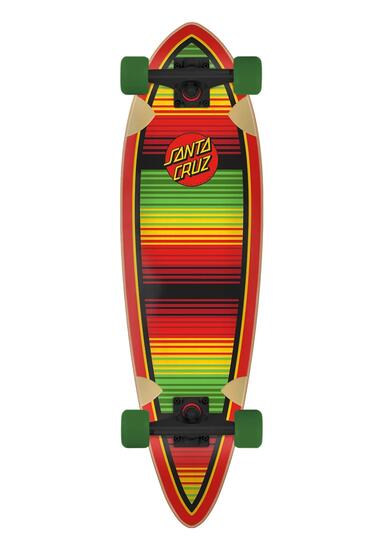 Serape Dot Pintail 33 Longboard Multicolore