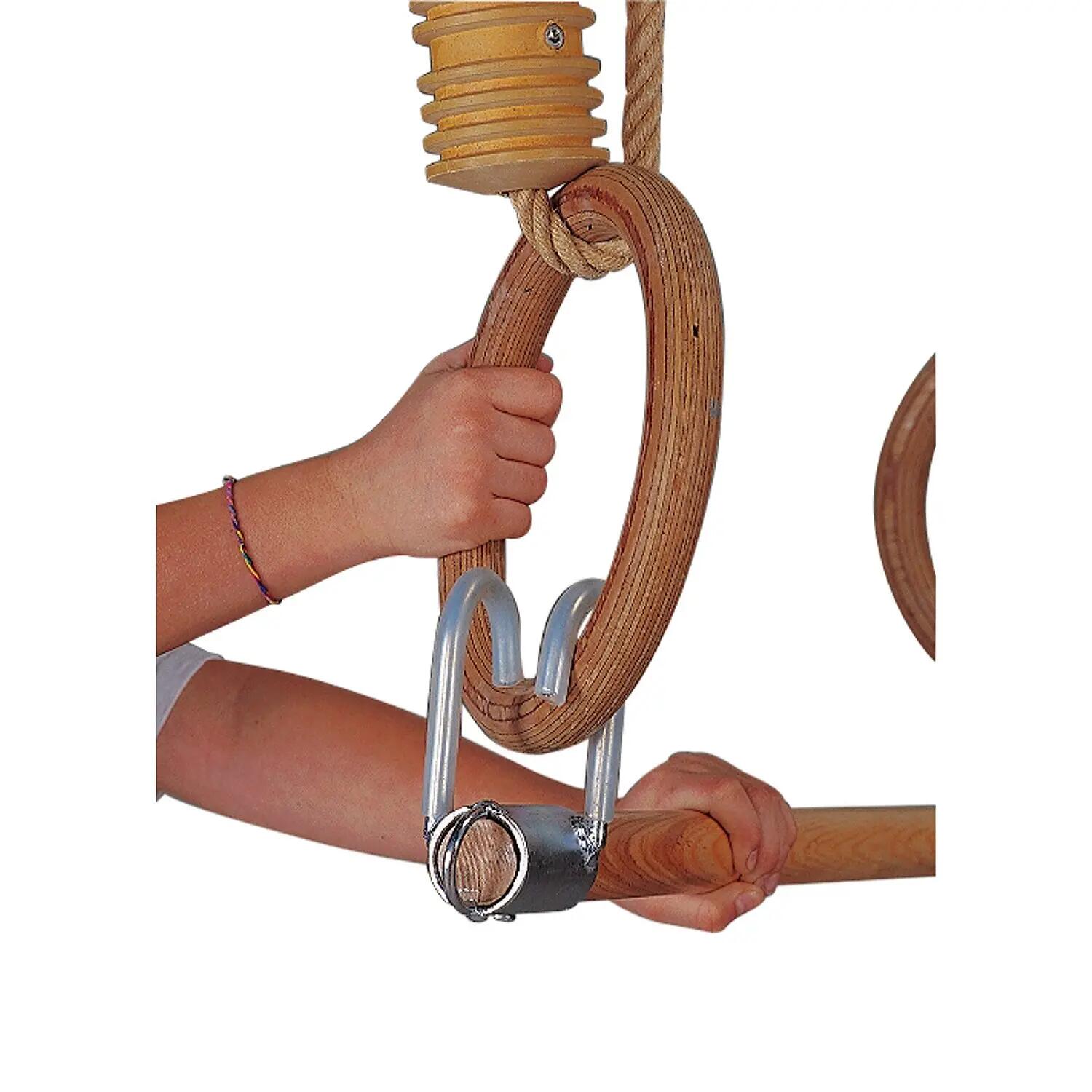Trapezstange Easy Holz Fitnesstraining Unisex Holz-Natur 2/5