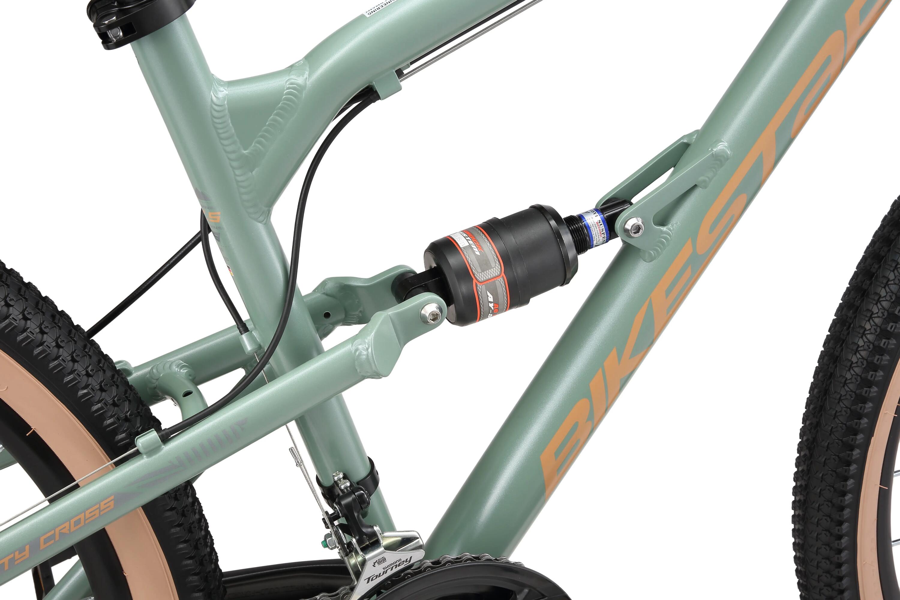 MTB fiets 29" aluminium, volledig geveerde, 21 versnellingen, schijfremmen 6/14