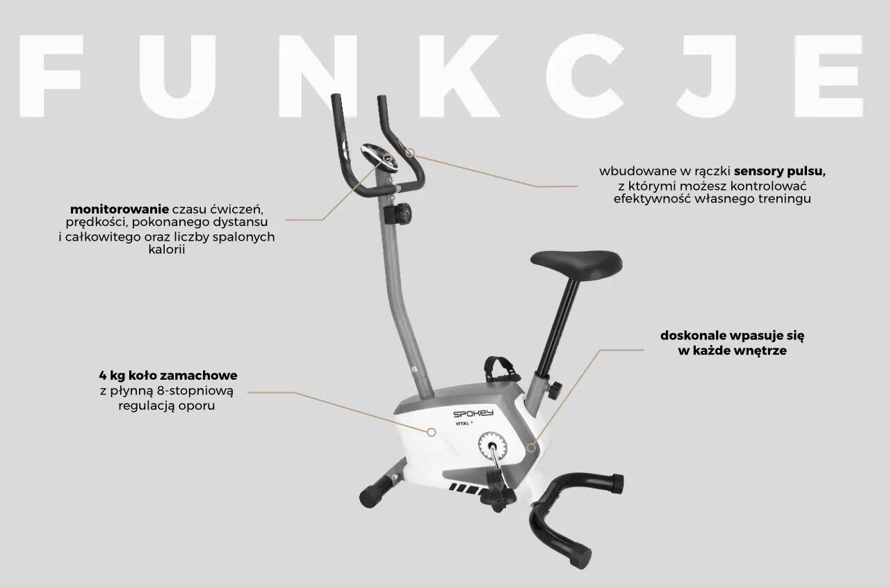 Bicicleta estática Spokey Vital Plus 5/7