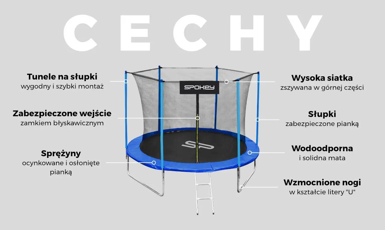 Trampolina ogrodowa Spokey JUMPER II 2/5