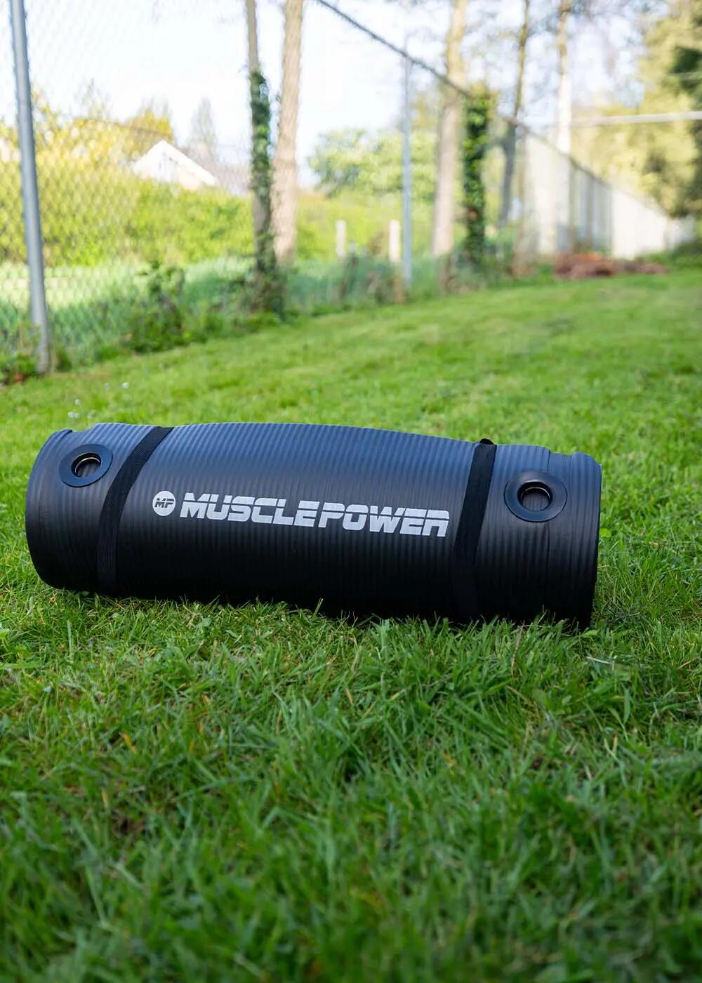 Muscle Power Gymnastiekmat Zwart 190 x 60 x 1,5 cm MP1454 3/7