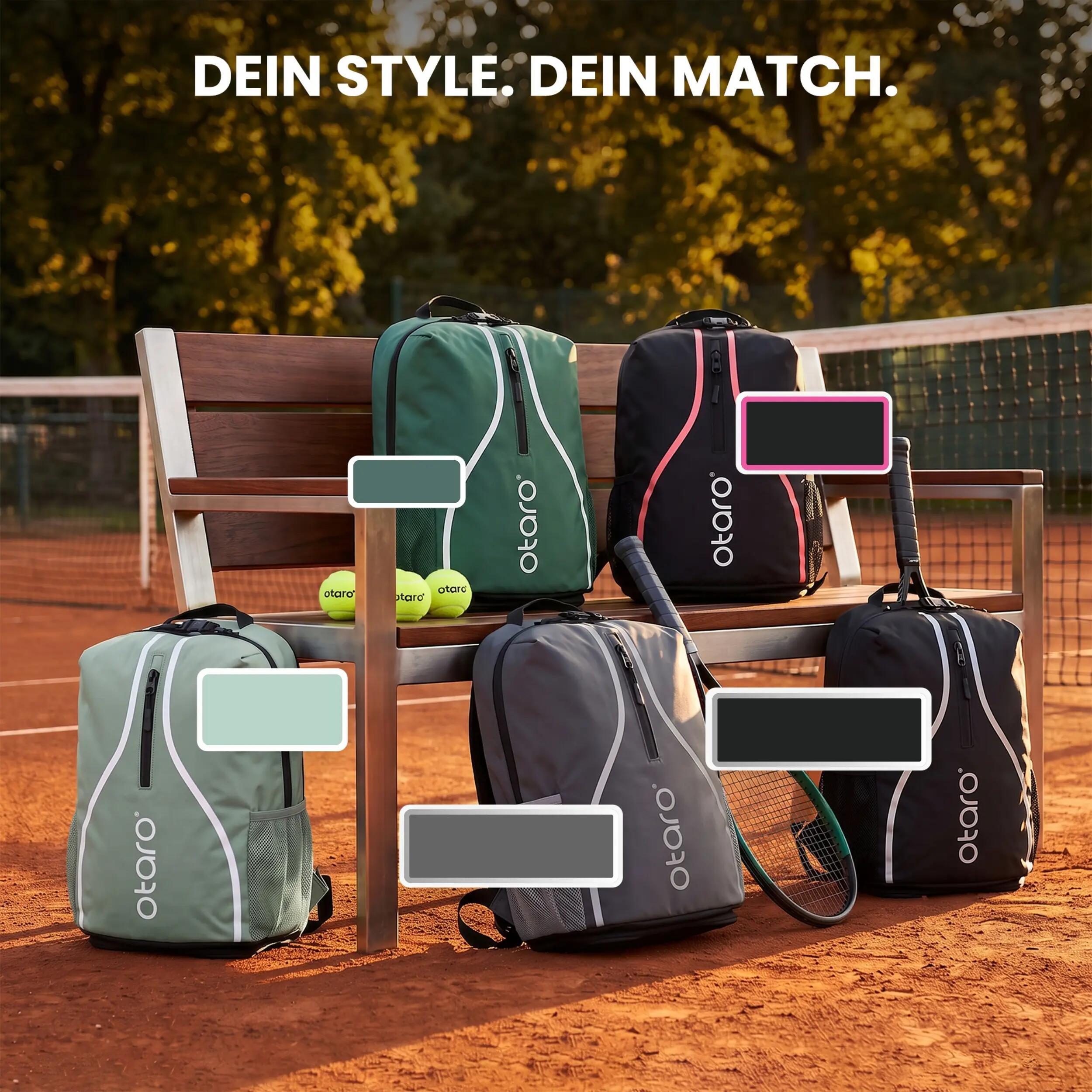 Tennis-rugzak 1-2 racket | Classic 30L - Grijs 7/8