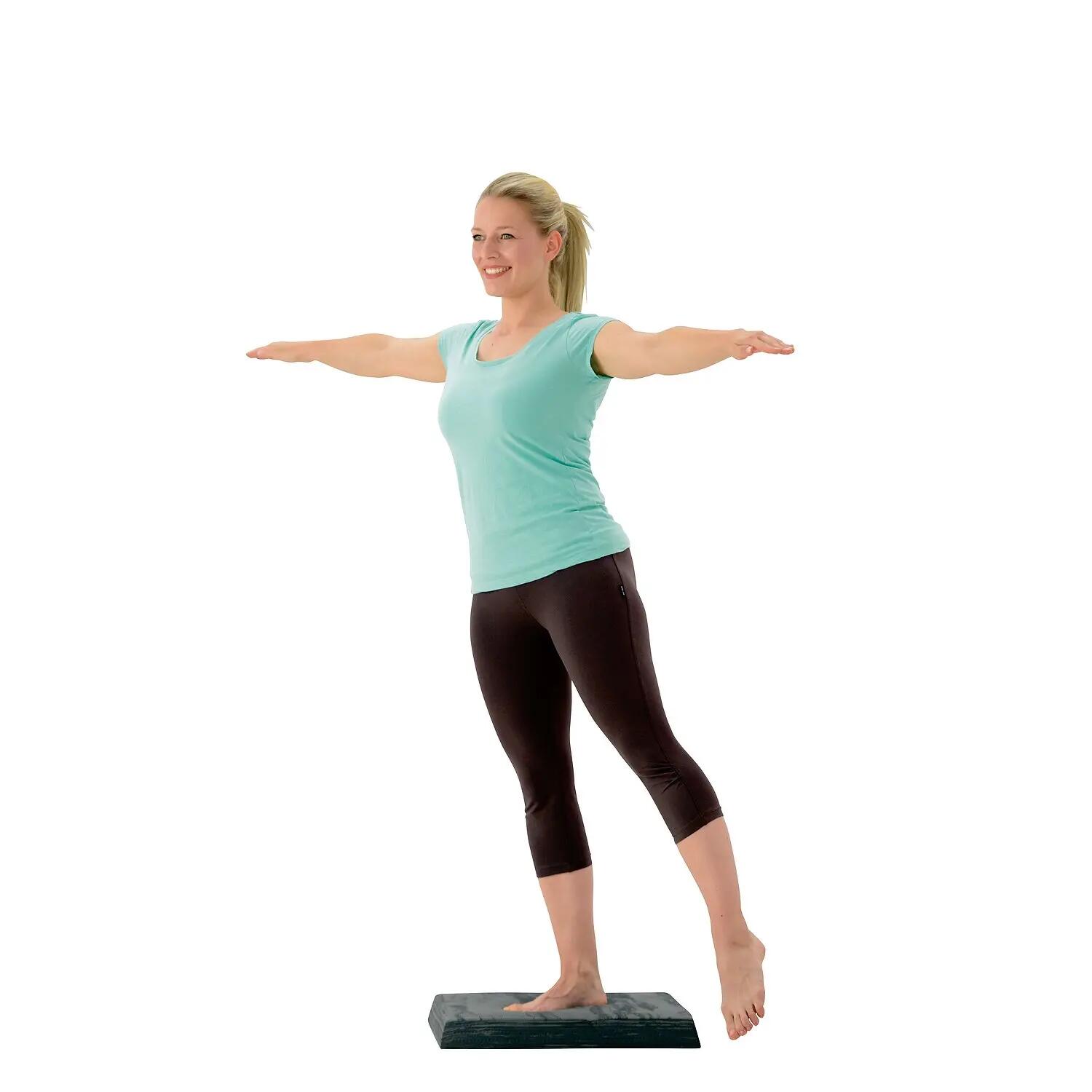 BalanceFit Bilanciare-Tappetino Marmorizzato nero Functional Training Unisex 5/6