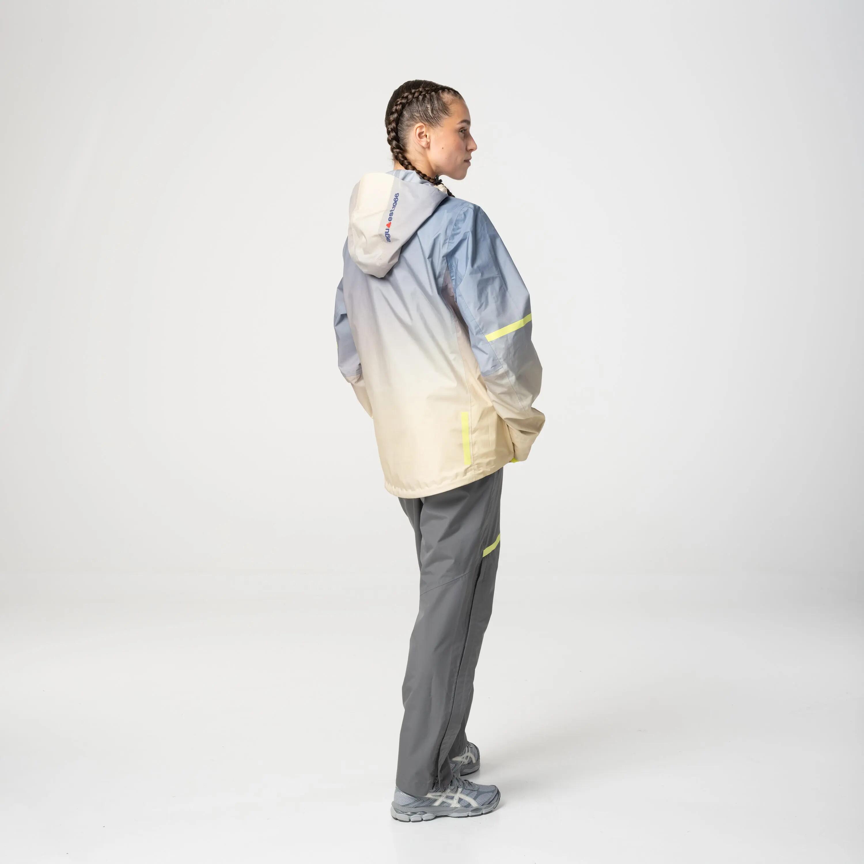 Pantalon de pluie vélo ville imperméable Pro gris 4/7