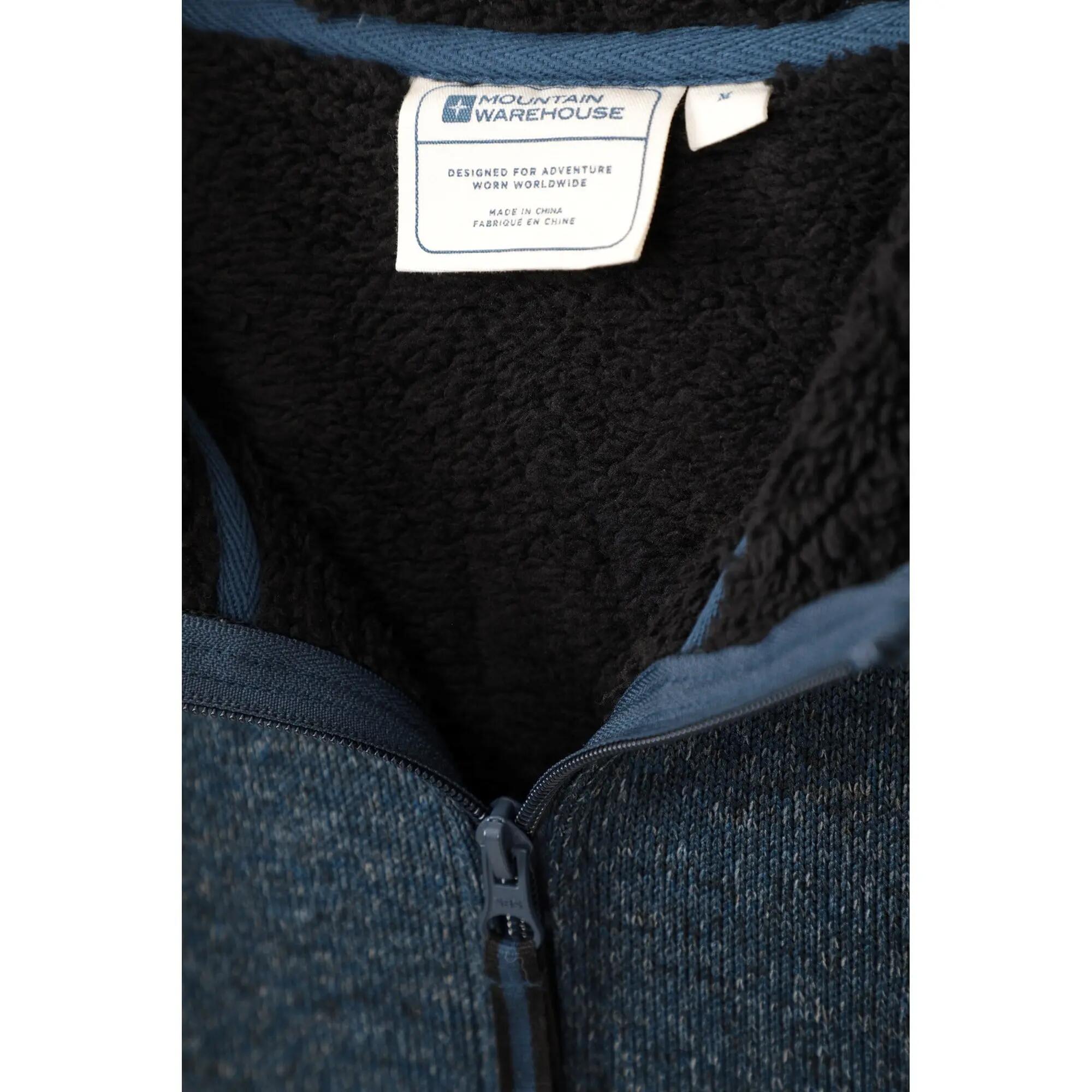 Herren Wandern Fleecejacke Kapuze Durchgehender Reißverschluss Warm - Nevis II 8/8