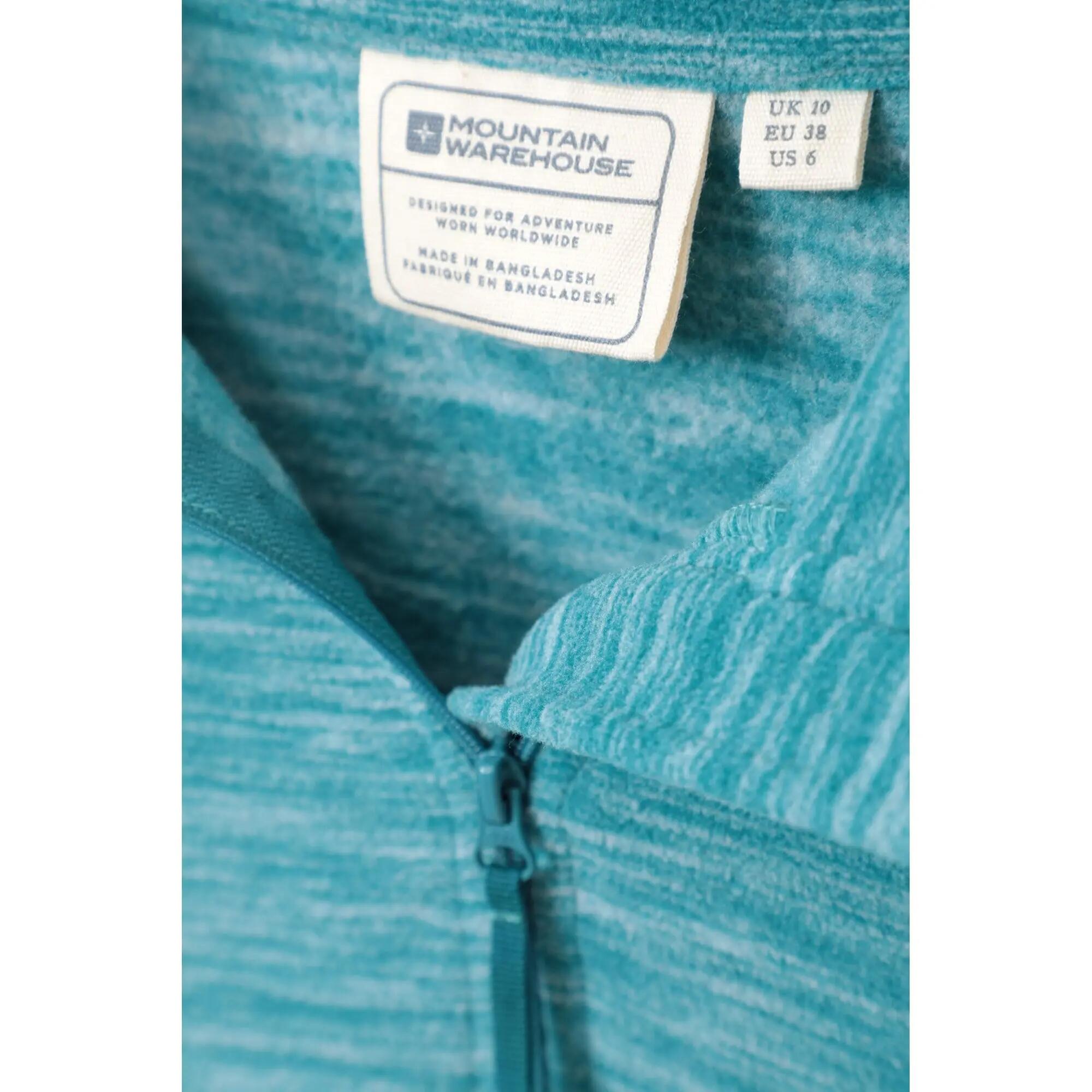 Polaire de Randonnée Femme Demi-Zip Chaude Respirante, Snowdon 9/9