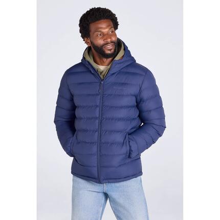 Doudoune Matelassée de Randonnée Homme Déperlante Légère Capuche, Seasons