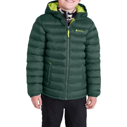Kinder Winterwandern Steppjacke Wasserabweisend Leicht Kapuze - Seasons II
