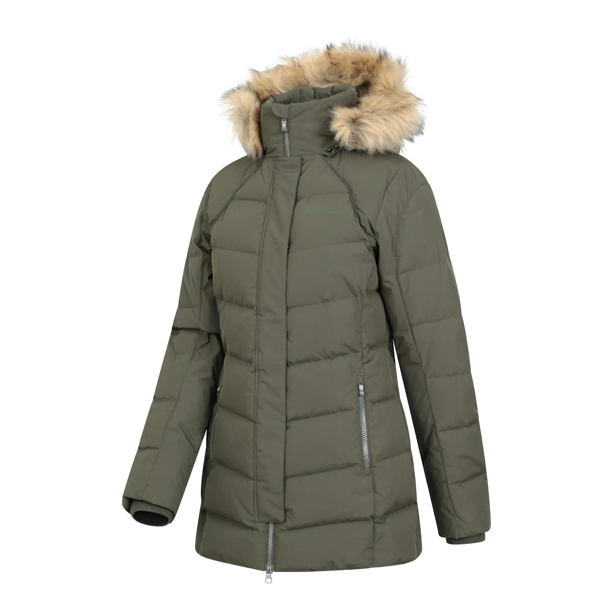 Damen Winterwandern Daunenjacke Wasserabweisend Fellkapuze Leicht - Isla II 9/15