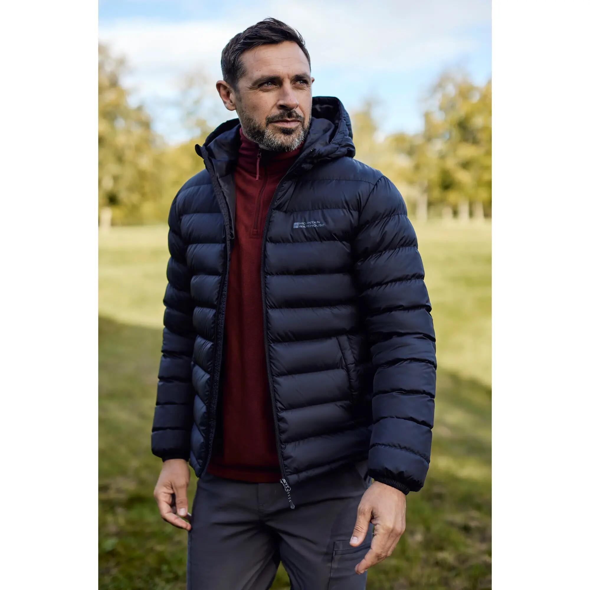 Herren Winterwandern Steppjacke Wasserabweisend Leicht Kapuze - Seasons 9/14