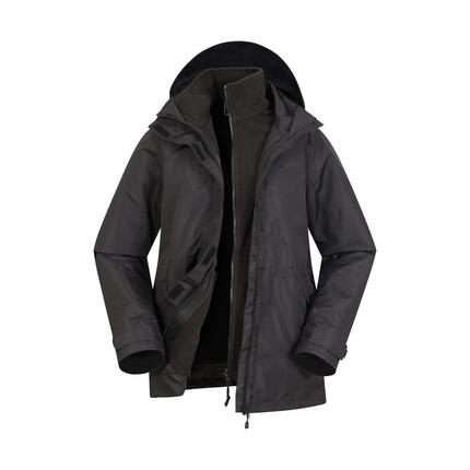 Damen Wandern 3-in-1-Jacke Wasserdicht Atmungsaktiv - Fell II