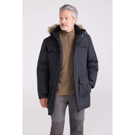 Doudoune en Duvet de Randonnée Homme Imperméable Capuche, Antarctic Extreme