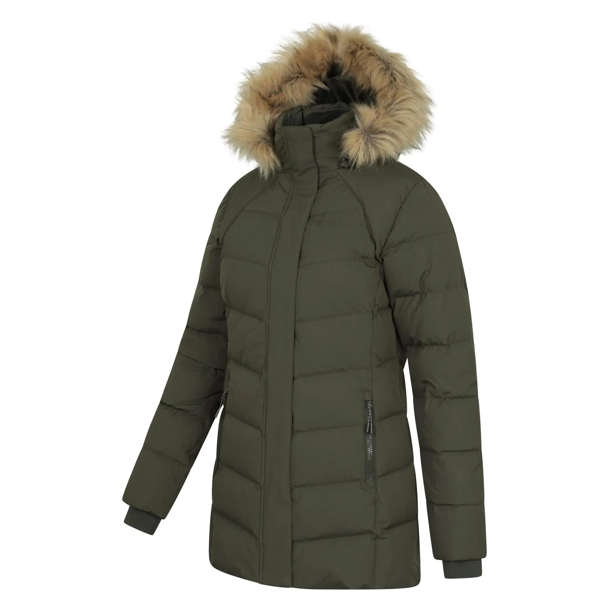 Damen Winterwandern Daunenjacke Wasserabweisend Fellkapuze Leicht - Isla II 14/15