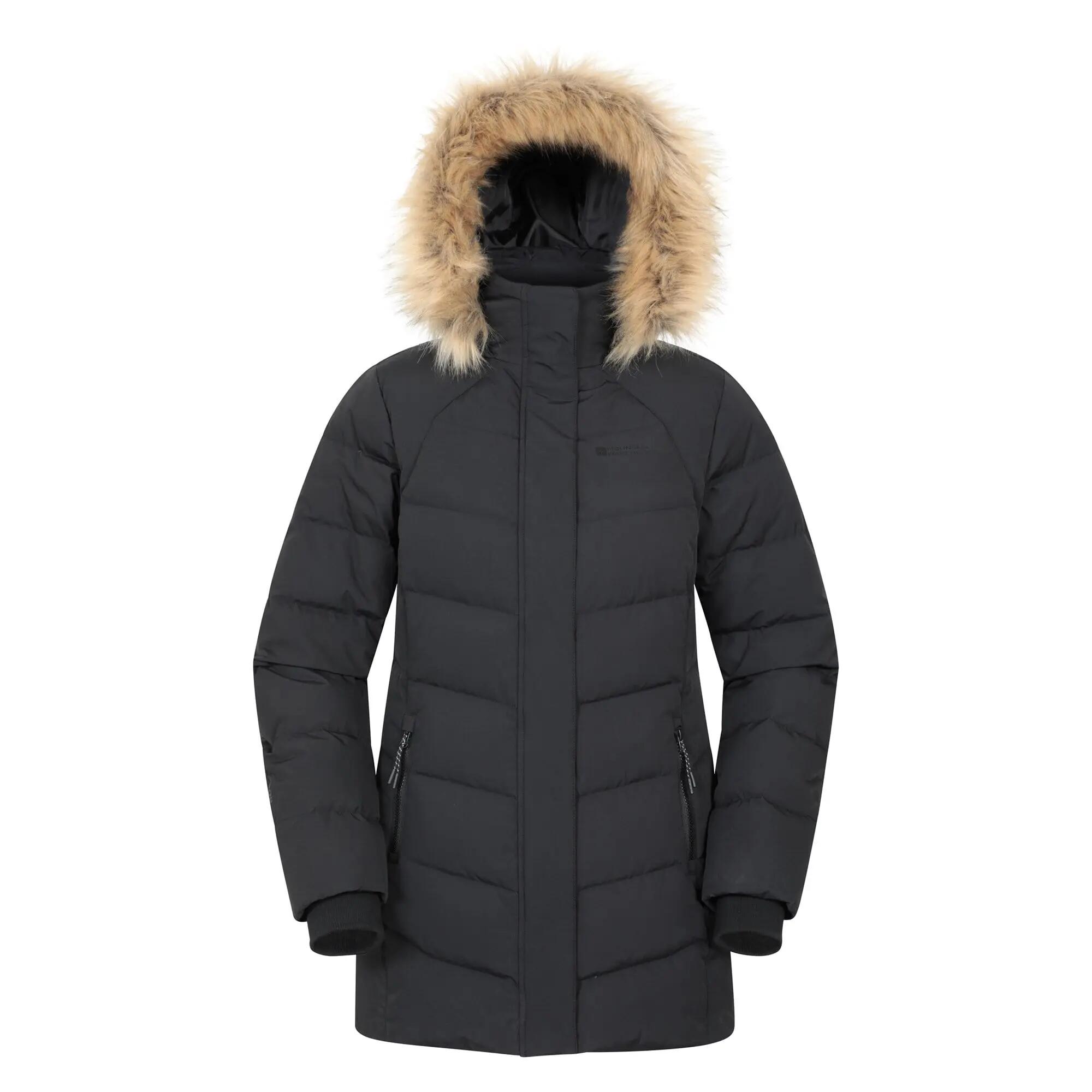 Damen Winterwandern Daunenjacke Wasserabweisend Fellkapuze Leicht - Isla II 13/15