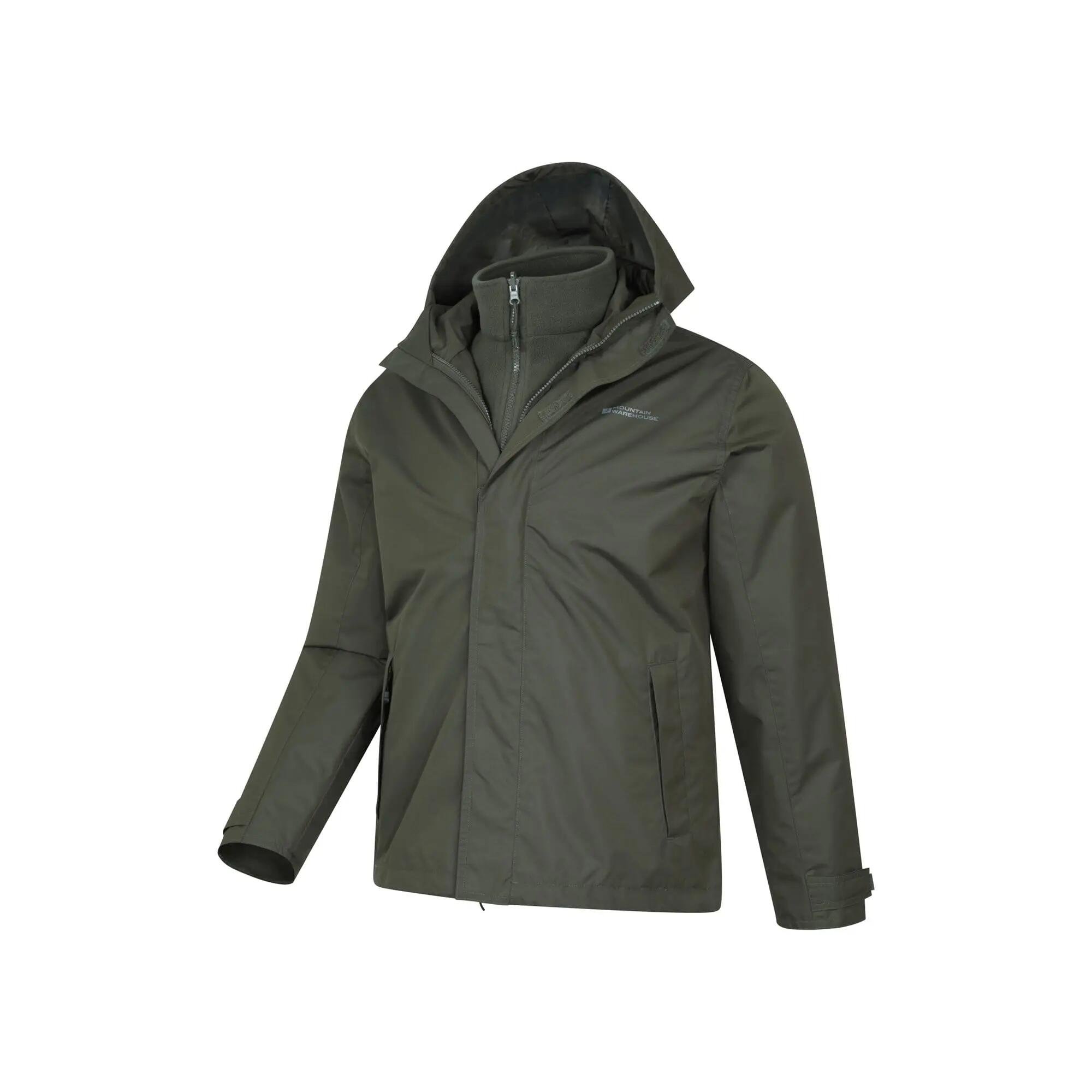 Herren Wandern 3-in-1-Jacke Wasserdicht Atmungsaktiv - Fell 10/13