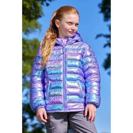 Kinder Winterwandern Steppjacke Wasserabweisend Leicht Kapuze - Seasons II