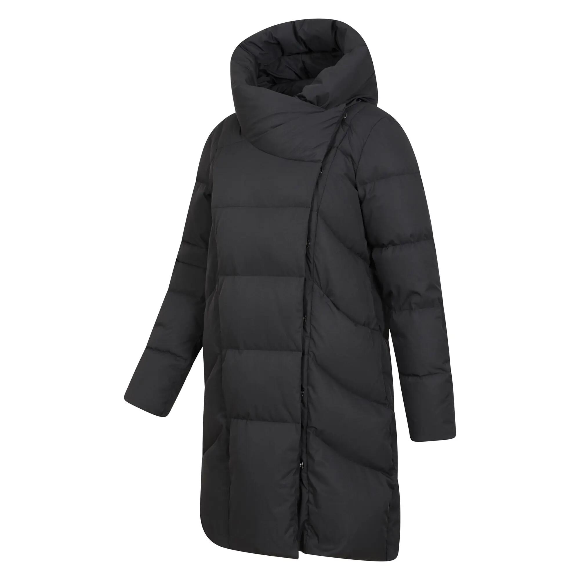 Doudoune de Randonnée Femme Longue Déperlante Capuche Duvet 600, Cosy Wrap II 9/15