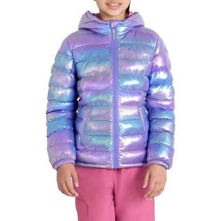 Kinder Winterwandern Steppjacke Wasserabweisend Leicht Kapuze - Seasons II