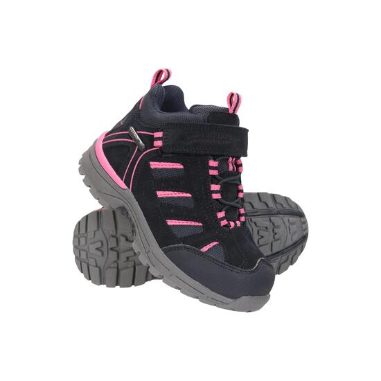Kinder Wanderstiefel Wasserdicht Atmungsaktives Futter Schnürung - Drift Junior