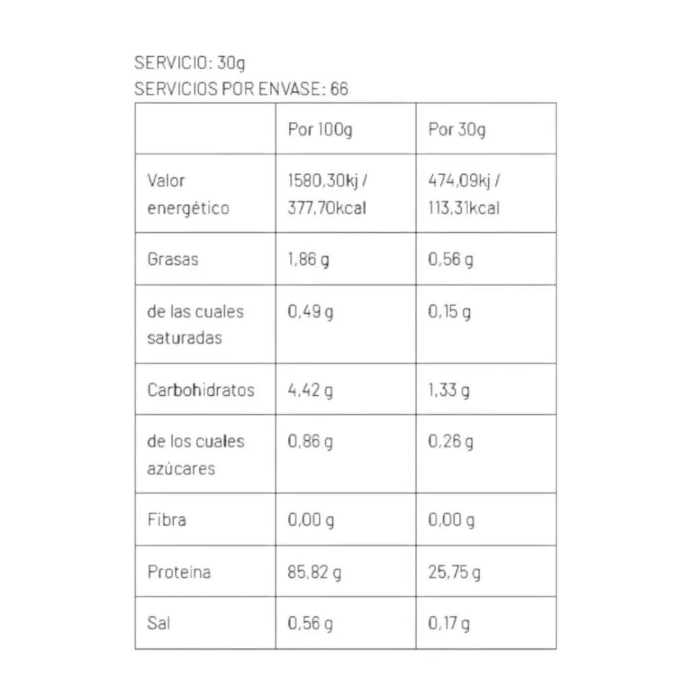 Aislado de suero - Fitness - Unisex - 0% grasas, 2 Kg 2/2