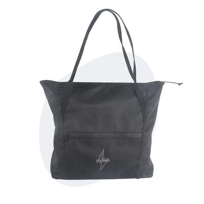 Voltano shopper - enkele fietstas - zwart - 100% waterdicht - 19 liter