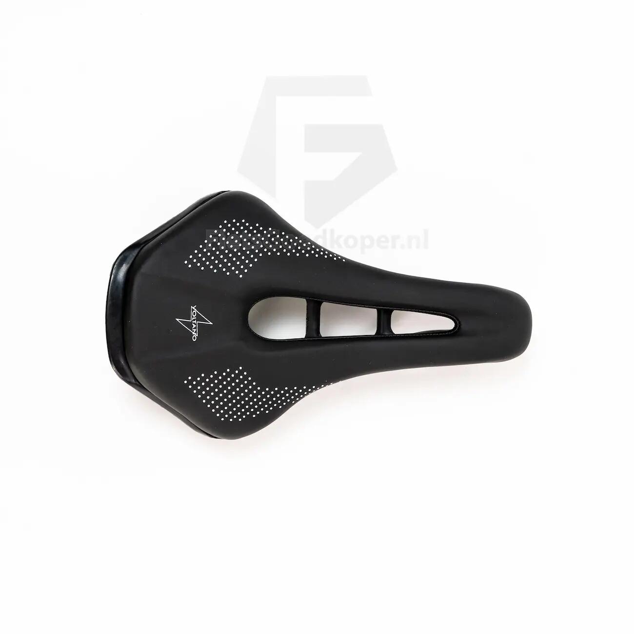 Voltano MTB Mountainbike Fietszadel – Unisex – Zwart 2/7