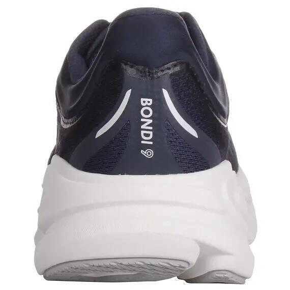 Sapatos Hoka Bondi 9 Confortáveis para Corrida Azul/Branco 3/5